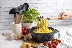 Smile 10-Delige Pannenset - Anti Aanbaklaag - Vaatwasser Bestendig - Zwart - MGK-17 -Thuiskeuken 1200x800 225