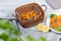 Nuovva Koperen Frituurpan, Met Diepe Zijkanten & Deksel -Thuiskeuken 1200x800 297