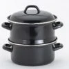 Lite-Body - Magnus Stoompan Aardappelkoker 22 Cm - 3 Delig - Emaille - Zwart 2 Lite-Body - Magnus Stoompan Aardappelkoker 22 Cm - 3 Delig - Emaille - Zwart -Thuiskeuken 1200x800 298