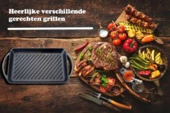 Kicinn Grillplaat - Gietijzer - Geëmailleerd - Incl. Accessoires - Ø 33 X 21.8 Cm (LxB) -Thuiskeuken 1200x801 18