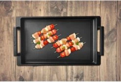 Eurolux Teppanyaki Plaat Met Grepen - 41 X 24 X 2.5 Cm - Zwart - Aluminium - Geschikt Voor Alle Warmtebronnen -Thuiskeuken 1200x809 2