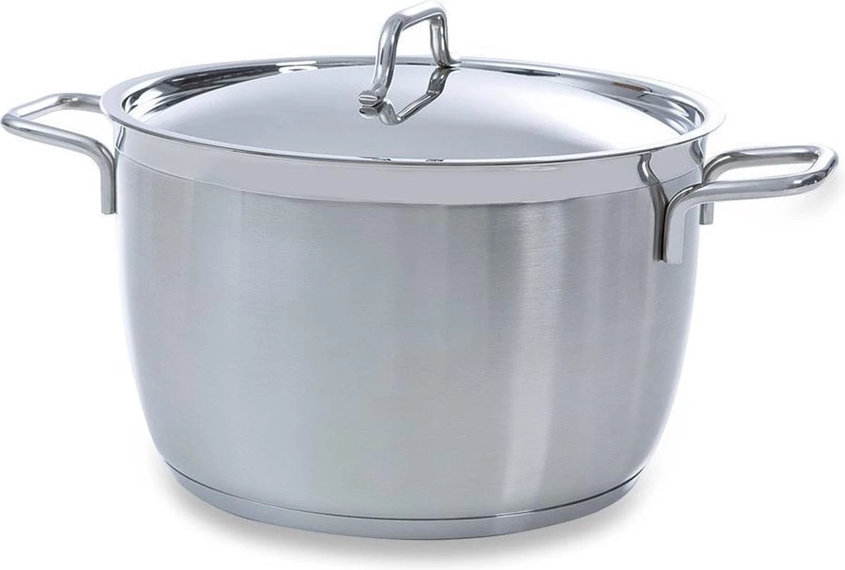 BK Blue Label Soeppan - 24 Cm - RVS - Met Deksel 3 BK Blue Label Soeppan - 24 Cm - RVS - Met Deksel
