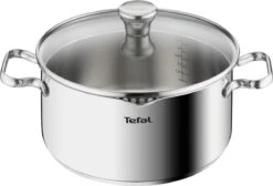 Tefal Duetto 3-delige Kookset - Steelpan Ø 16 Cm, Kookpan Ø 20/24 Cm -Thuiskeuken 1200x815