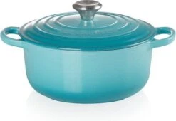 Le Creuset Braadpan Signature Caribbean Blue - ø 20 Cm / 2.4 Liter 10 Le Creuset Braadpan Signature Caribbean Blue - ø 20 Cm / 2.4 Liter -Thuiskeuken 1200x825 13