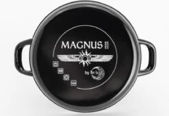 Lite-Body - Magnus Soeppan / Stamppotpan Met Deksel - Ø 24 Cm/ 8l - Emaille - Grijs -Thuiskeuken 1200x827 8