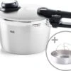Fissler Vitavit Premium 2022 - Snelkookpan - 6 Liter - Met Stoominzet -Thuiskeuken 1200x837 3
