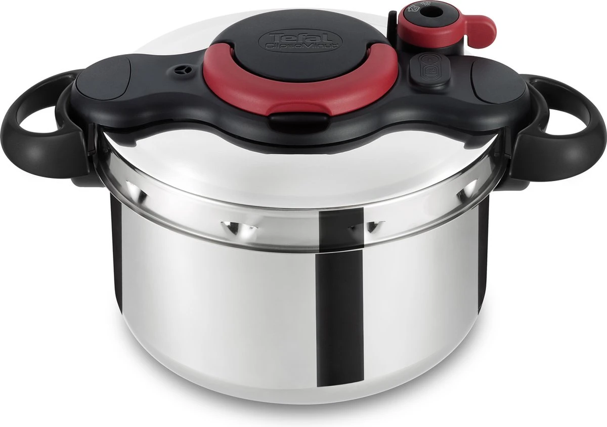 Tefal Clipso Minut Easy Snelkookpan - 6 Liter - Ø 22 Cm 3 Tefal Clipso Minut Easy Snelkookpan - 6 Liter - Ø 22 Cm