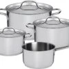 Sola Pannenset Mirage - 4 Delig - Ø 16,16,18,20 Cm - Zilver - RVS - Sandwichbodem -Thuiskeuken 1200x847 1