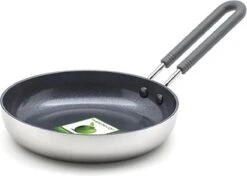 GreenPan Mini Koekenpan 14cm - Zilver - Inductie - PFAS-vrij -Thuiskeuken 1200x856