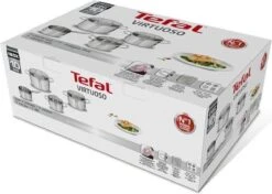 Tefal Virtuoso Pannenset 5 Delig - Hoge Kookpan Ø 22 Cm + Steelpan Ø 16 Cm + Kookpannen Ø 18/20/24 Cm -Thuiskeuken 1200x857