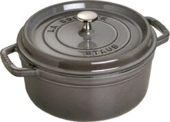 Staub Cocotte - Rond - 24 Cm - Grafietgrijs -Thuiskeuken 1200x865 6