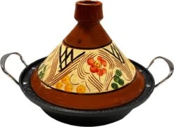 Tajine Aardewerk En Gegoten Aluminium Inductie| Handvaten| Geschikt Voor 4-8 Personen - Alle Warmtebronnen| Ø 30cm -Thuiskeuken 1200x879 3