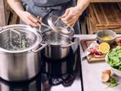 BK Q-linair Master Glas Pannenset - 5-delig - Glazen Deksel - Veilig Afgietsysteem - Inductie -Thuiskeuken 1200x900 6