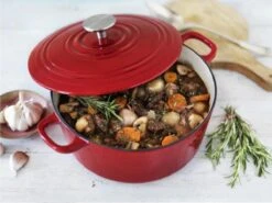 BK Bourgogne Braadpan Ø 24 Cm - Rood - Gietijzer - Inductie -Thuiskeuken 1200x900 79