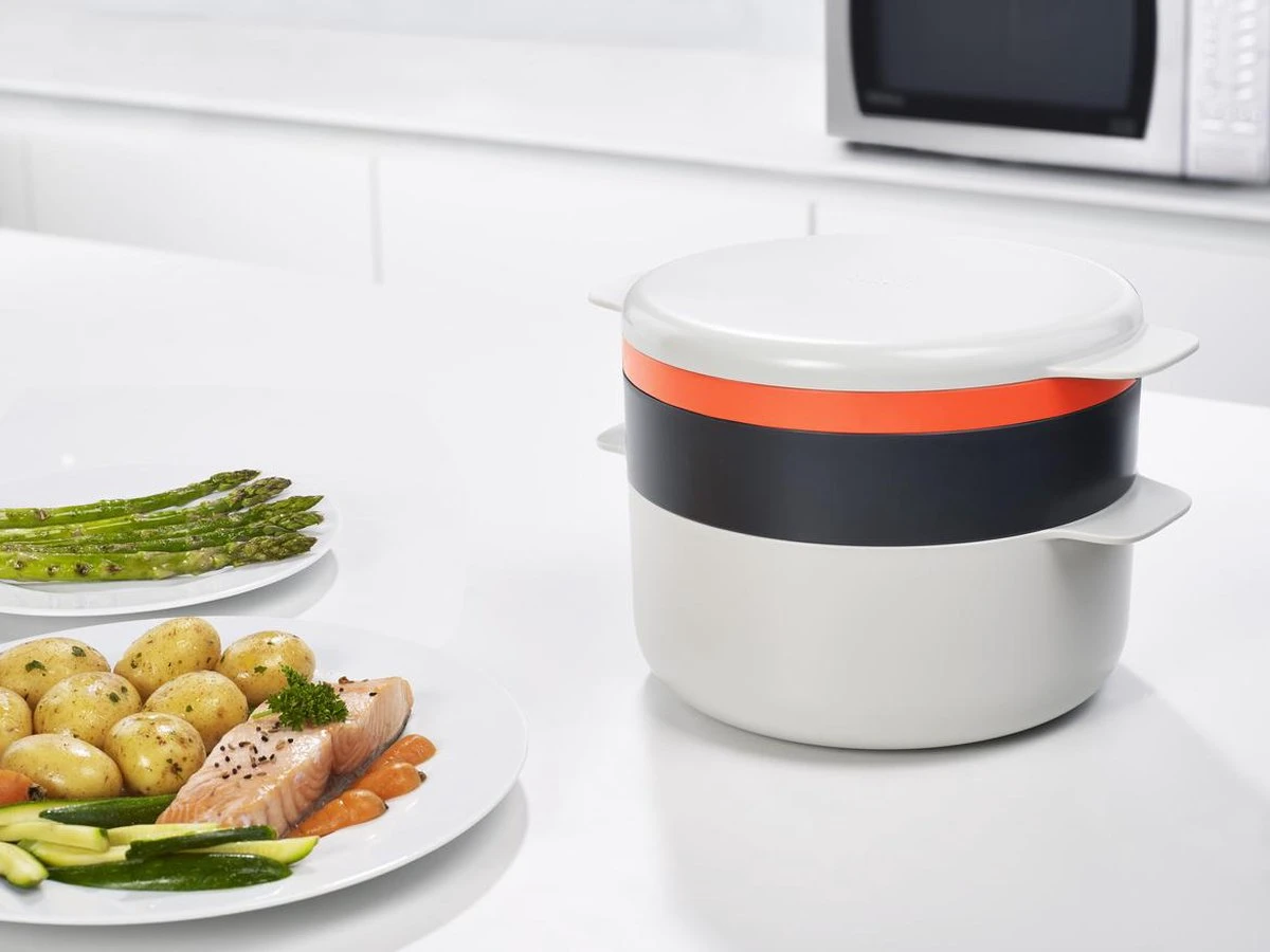 Joseph Joseph M-Cuisine Stomer - Voor Magnetron - Stapelbaar - 4 Delig 3 Joseph Joseph M-Cuisine Stomer - Voor Magnetron - Stapelbaar - 4 Delig