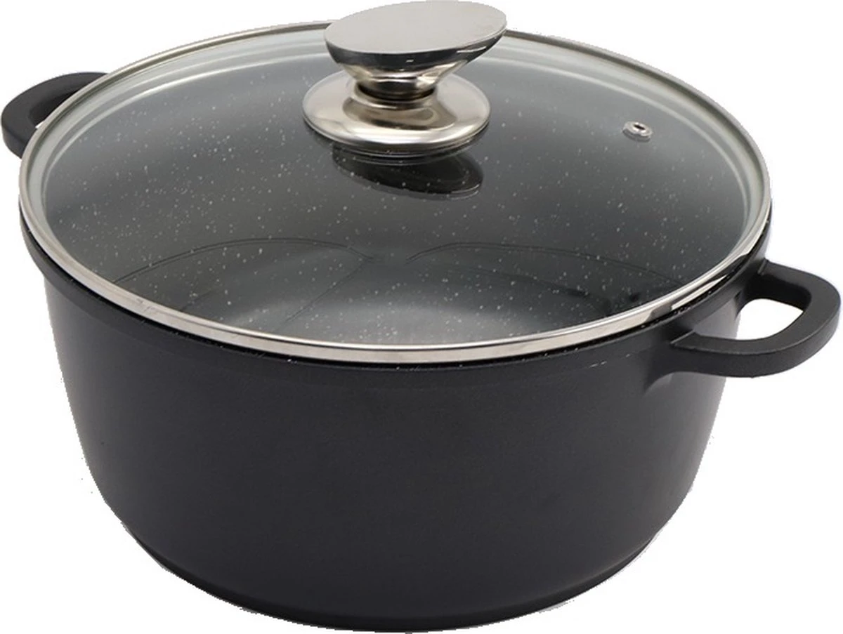Cheffinger 28cm Kookpot / Braadpan - CF-DC28 8 Cheffinger 28cm Kookpot / Braadpan - CF-DC28 - Afbeelding 6