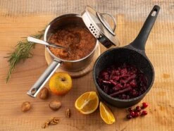 Sola Steelpan Fair Cooking - Ø 18 Cm - Zwart/wit - Aluminium - Antiaanbaklaag -Thuiskeuken 1200x906 10