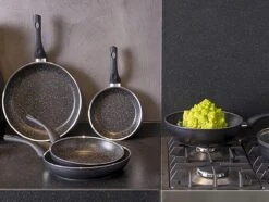 Sola Wokpan Stonehenge - Ø 28 Cm - Zwart/wit - Aluminium - Antiaanbaklaag -Thuiskeuken 1200x906 19