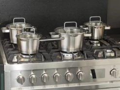 Sola Pannenset Diamond - 4 Delig - Ø 16,16,18,20 Cm - Zilver - RVS - Sandwichbodem -Thuiskeuken 1200x906 6