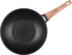 Rosmarino Black Line - Wokpan - Ø30cm - 100% PFAS & PFOA Vrij - Gegoten Aluminium - Non-stick Minerale Coating - Ergonomische Handgreep - Geschikt Voor Alle Warmtebronnen & Vaatwasser -Thuiskeuken 1200x930 6