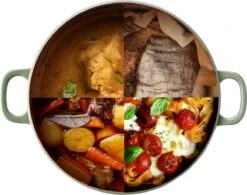 BK Bourgogne Braadpan Ø 24 Cm - Groen - Gietijzer - Inductie -Thuiskeuken 1200x945 6