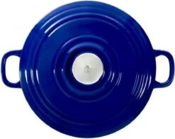 BK Bourgogne Braadpan Ø 24 Cm - Blauw - Gietijzer - Inductie -Thuiskeuken 1200x951 3