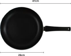 Miller Koekenpan Inductie 28cm - Alle Warmtebronnen - Anti Aanbaklaag -Thuiskeuken 1200x958 1