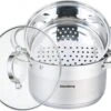 Stoompan 3.1 L - Rijst- En Groentestomer 3-Delig - Ø 20 Cm - Roestvrijstaal Met Glasdeksel - FIRENZE 1 Stoompan 3.1 L - Rijst- En Groentestomer 3-Delig - Ø 20 Cm - Roestvrijstaal Met Glasdeksel - FIRENZE -Thuiskeuken 1200x960 9