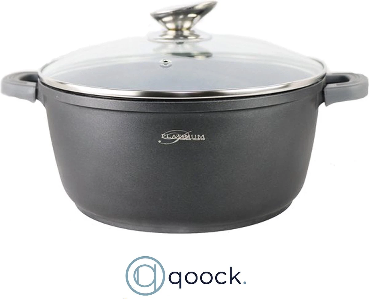 Platinum Cooking | Braadpan Met Deksel | 28cm | Koper | Alle Warmtebronnen | DAS28 3 Platinum Cooking | Braadpan Met Deksel | 28cm | Koper | Alle Warmtebronnen | DAS28