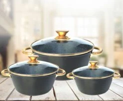 Cheffinger Luxe Braadpannen Set - Rose Gold Line - 6 Delig - Inclusief Deksel - Inductie - 20, 24 & 28CM 9 Cheffinger Luxe Braadpannen Set - Rose Gold Line - 6 Delig - Inclusief Deksel - Inductie - 20, 24 & 28CM -Thuiskeuken 1200x982