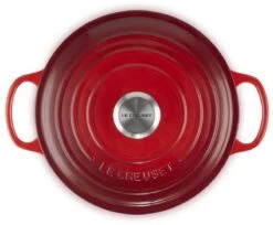Le Creuset - Gietijzeren - Lage Braadpan - 24cm - Kersenrood 29 Le Creuset - Gietijzeren - Lage Braadpan - 24cm - Kersenrood -Thuiskeuken 1200x989 1
