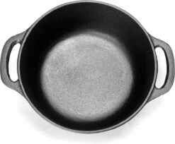 Gietijzeren Braadpan - 28 Cm - Pure Gietijzer - Niet Geëmailleerd - Geschikt Voor Inductie - Stoofpan Met Deksel - Sudderpan - Zwart 11 Gietijzeren Braadpan - 28 Cm - Pure Gietijzer - Niet Geëmailleerd - Geschikt Voor Inductie - Stoofpan Met Deksel - Sudderpan - Zwart -Thuiskeuken 1200x989 2