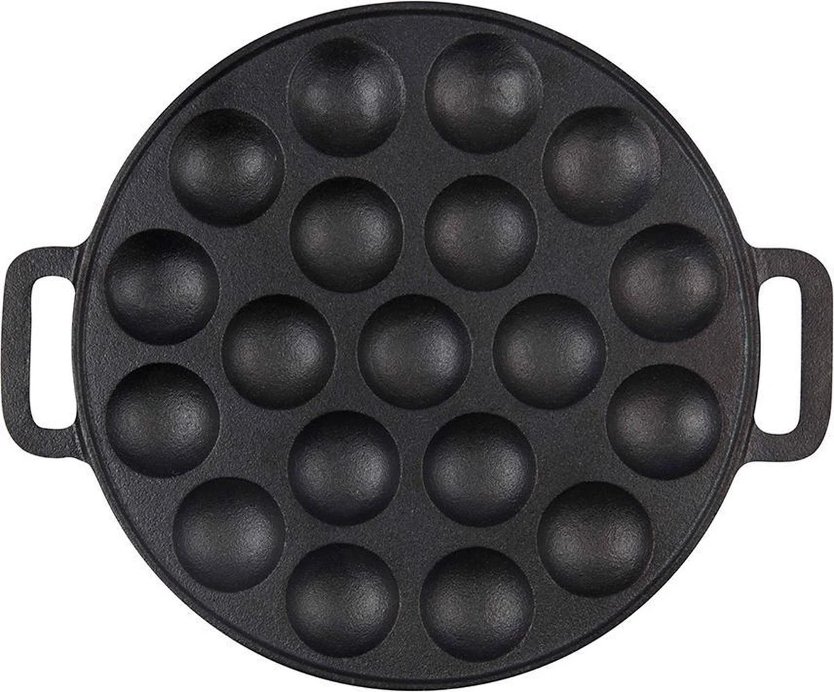 The Windmill Poffertjespan 30 Cm Gietijzer 2,3 Kg Zwart 5 The Windmill Poffertjespan 30 Cm Gietijzer 2,3 Kg Zwart - Afbeelding 3