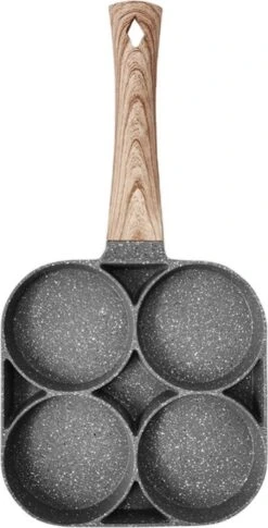 Alora 4-Delige Pannenkoekenpan - Pannenkoeken Maker - Cakemaker - Omeletpan - Omeletmaker - Eierpan - Koekjes Maker - 4-in-1 Pannenset -Thuiskeuken 611x1200