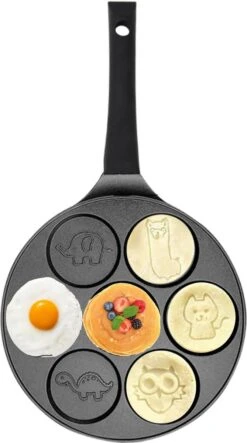 Pancake Pan Met Dierlijke Vormen - Pannenkoekenpan - Crêpemaker - Pancakes Set -Thuiskeuken 669x1200