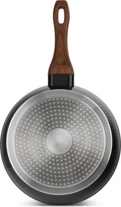 Edënbërg Black Line - 12-delige Luxe Pannenset Van Gesmeed Aluminium -Thuiskeuken 702x1200