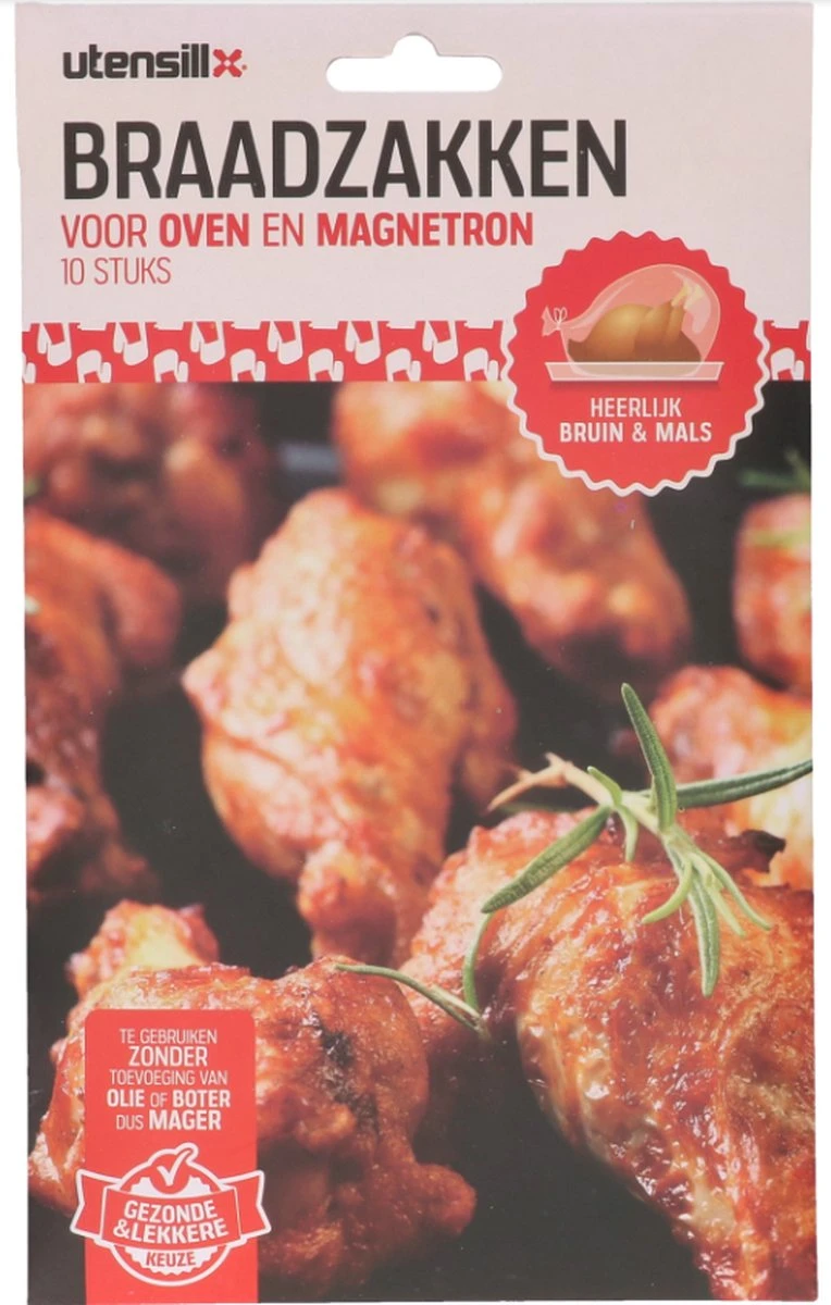 Braadzakken - 10 Stuks - Braadzak - Geschikt Voor Oven En Magnetron. De Braadzakken Zijn 25x38cm - Hygiënisch En Gezond 3 Braadzakken - 10 Stuks - Braadzak - Geschikt Voor Oven En Magnetron. De Braadzakken Zijn 25x38cm - Hygiënisch En Gezond