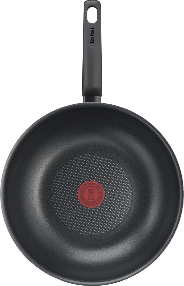 Tefal Easy Plus Pannenset - Koekenpan Ø 24 Cm + Wokpan Ø 28 Cm - Niet Geschikt Voor Inductie 7 Tefal Easy Plus Pannenset - Koekenpan Ø 24 Cm + Wokpan Ø 28 Cm - Niet Geschikt Voor Inductie - Afbeelding 5