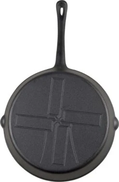 The Windmill Koekenpan Skillet Maxi 26 Cm Gietijzer Zwart -Thuiskeuken 789x1200
