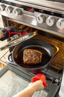 Smile 10-Delige Pannenset - Anti Aanbaklaag - Vaatwasser Bestendig - Zwart - MGK-17 -Thuiskeuken 800x1200 20