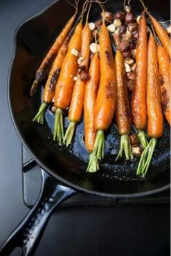 Le Creuset - Gietijzeren Ronde Skillet In Mat Zwart 23cm -Thuiskeuken 801x1200 5