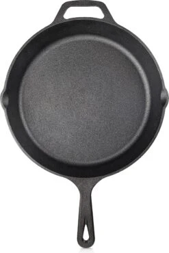 Navaris Gietijzeren Koekenpan - Braadpan Van Gietijzer - Ronde Skillet - Geschikt Voor Alle Warmtebronnen - Ø 30 Cm - Ovenbestendig Tot 260 Graden -Thuiskeuken 802x1200 1