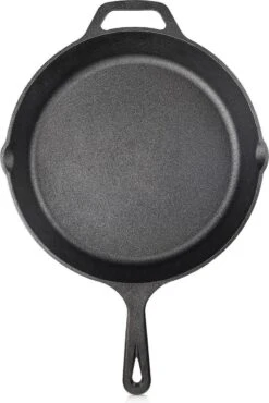 Navaris Gietijzeren Koekenpan - Braadpan Van Gietijzer - Ronde Skillet - Geschikt Voor Alle Warmtebronnen - Ø 25 Cm - Ovenbestendig Tot 260?graden -Thuiskeuken 802x1200 2