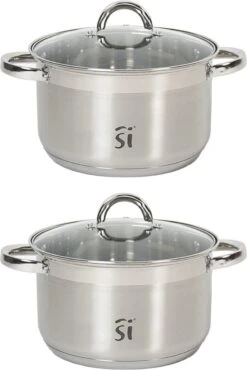 Luxe Kleine RVS Kookpan/pan Loa Met Glazen Deksel 20 Cm 3,9 Liter - Kookpannen/sauspannetje - Koken - Keukengerei 7 Luxe Kleine RVS Kookpan/pan Loa Met Glazen Deksel 20 Cm 3,9 Liter - Kookpannen/sauspannetje - Koken - Keukengerei -Thuiskeuken 802x1200