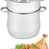 Royal Swiss - Couscous Pan - Couscous Maker - Stoompan RVS - 8 Liter -Thuiskeuken 807x1200