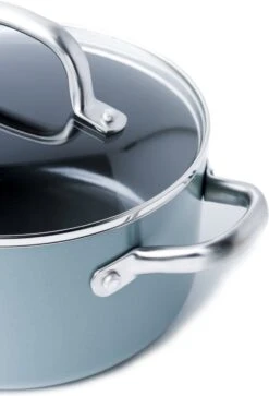 GreenPan Mayflower Pannenset - 5-delig + 5 Accessoires - Lichtblauw - Inductie - PFAS-vrij -Thuiskeuken 817x1200