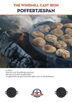The Windmill Poffertjespan 30 Cm Gietijzer 2,3 Kg Zwart 14 The Windmill Poffertjespan 30 Cm Gietijzer 2,3 Kg Zwart -Thuiskeuken 847x1200 1