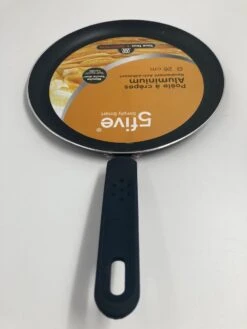 Zwarte Crêpe Pan 26 Centimeter Aluminium Inductiepan - Zwarte Pannenkoekenpan - Pan Met Steel -Thuiskeuken 900x1200 4