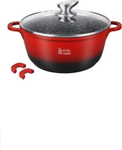 Royal Swiss Inductie Braadpan 20 Cm Pannenset Met Antiaanbaklaag En Steencoating Glazen Deksel Kleur Rood 5 Royal Swiss Inductie Braadpan 20 Cm Pannenset Met Antiaanbaklaag En Steencoating Glazen Deksel Kleur Rood -Thuiskeuken 983x1200 2